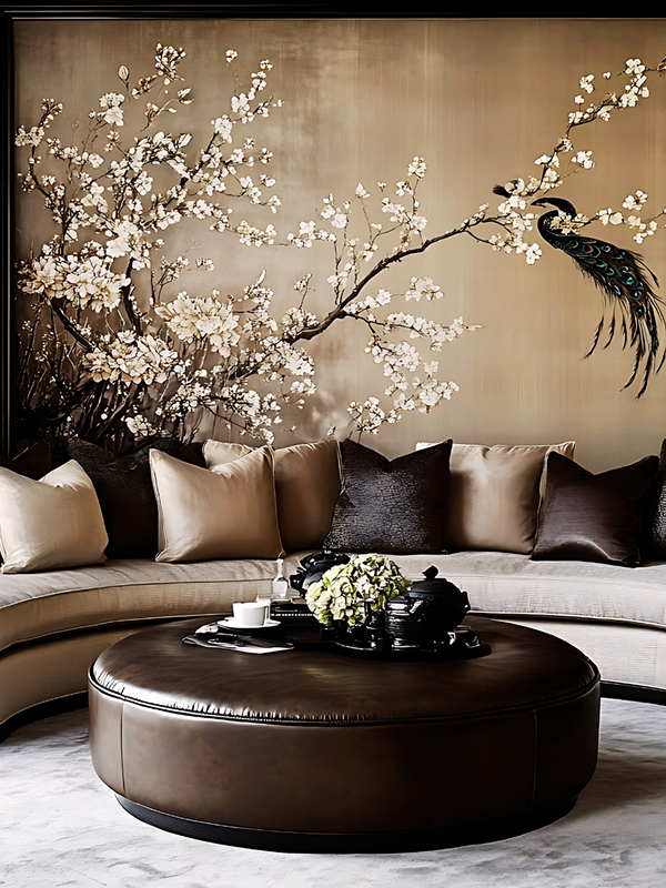 Plume Blossom Mural